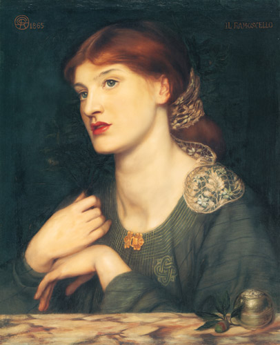 II Ramoscello [Dante Gabriel Rossetti, 1865, from Winthrop Collection of the Fogg Art Museum]