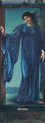 Night [Edward Burne-Jones, 1870, from Winthrop Collection of the Fogg Art Museum]