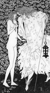 The Mysterious Rose Garden [Aubrey Beardsley, 1894, from Winthrop Collection of the Fogg Art Museum] Thumbnail Images
