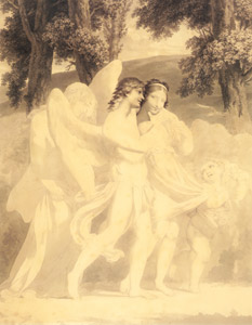 愛が無垢を誘惑し、快楽が導き、悔恨が続く [ピエール＝ポール・プリュードン, 1810年, ウィンスロップ・コレクションより]のサムネイル画像