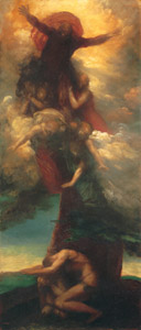 The Denunciation of Adam and Eve [George Frederic Watts, 1873-1898, from Winthrop Collection of the Fogg Art Museum] Thumbnail Images