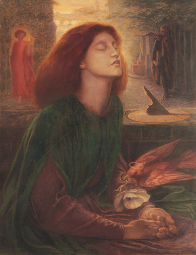 Beata Beatrix [Dante Gabriel Rossetti, 1871, from Winthrop Collection of the Fogg Art Museum]