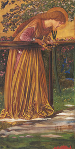 祝福されし乙女 [エドワード・バーン＝ジョーンズ, 1857-1860年, ウィンスロップ・コレクションより]のサムネイル画像