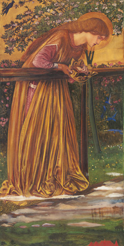 The Blessed Damozel [Edward Burne-Jones, 1857-1860, from Winthrop Collection of the Fogg Art Museum]