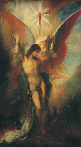 聖セバスティアヌスと天使 [ギュスターヴ・モロー, 1876年, ウィンスロップ・コレクションより]のサムネイル画像