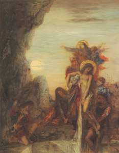 キリストの埋葬 [ギュスターヴ・モロー, 1867年, ウィンスロップ・コレクションより]のサムネイル画像