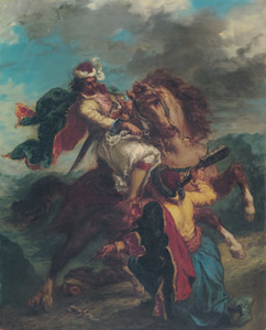 A Turk Surrenders to a Greek Horseman [Eugène Delacroix, 1856, from Winthrop Collection of the Fogg Art Museum] Thumbnail Images