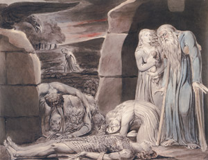 War [William Blake, 1805, from Winthrop Collection of the Fogg Art Museum] Thumbnail Images