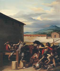 牛の市 [テオドール・ジェリコー, 1817年, ウィンスロップ・コレクションより]のサムネイル画像