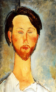 レオポルド・ズボロフスキーの肖像 [アメデオ・モディリアーニ, 1918年, 「モディリアーニ展」カタログより]のサムネイル画像