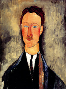Portrait of Léopold Survage [Amedeo Modigliani, 1918, from Catalogue de l’Exposition Amedeo Modigliani] Thumbnail Images