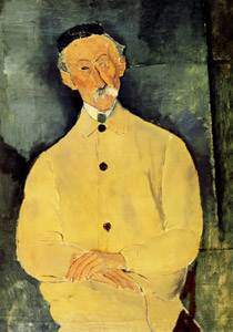 ルプートル氏の肖像 [アメデオ・モディリアーニ, 1916年, 「モディリアーニ展」カタログより]のサムネイル画像