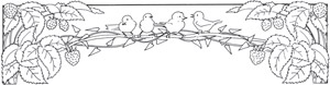 挿絵7 (イチゴと小鳥たち） [ジビュレ・フォン オルファース, うさぎのくにへより]のサムネイル画像