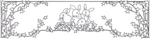 Plate 5 (Rabbits) [Sibylle von Olfers,  from The Story of the Rabbit Children] Thumbnail Images