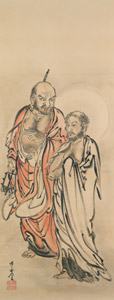 Shakyamuni and Daruma [Kawanabe Kyosai, 1871-1889, from This is Kyōsai!] Thumbnail Images