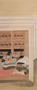 Ebisu and Daikoku as merchants [Kawanabe Kyosai, 1885-1889, from This is Kyōsai!] Thumbnail Images