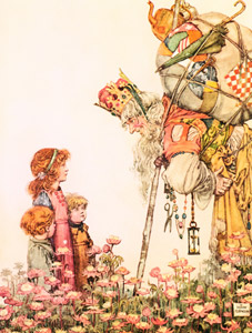 子守りのビルの挿絵3 [ウィリアム・ヒース・ロビンソン, 1912年, The Fantastic Paintings of Charles & William Heath Robinsonより]のサムネイル画像