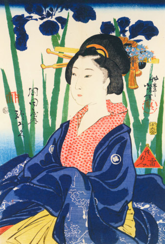 Okadaya uchi Oroku (Oroku of Okadaya) [Kawanabe Kyosai, 1864, from This is Kyōsai!]