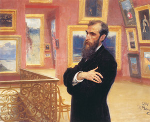 パーヴェル・トレチャコフの肖像 [イリヤ・レーピン, 1901年, 国立トレチャコフ美術館所蔵 レーピン展より]のサムネイル画像
