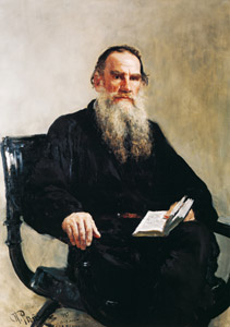 Portrait of the Writer Leo N. Tolstoy [Ilya Repin, 1887, from Ilya Repin: Master Works from The State Tretyakov Gallery] Thumbnail Images
