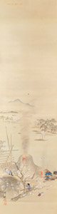 Kiln for Imado roof tiles [Kawanabe Kyosai, 1871, from This is Kyōsai!] Thumbnail Images