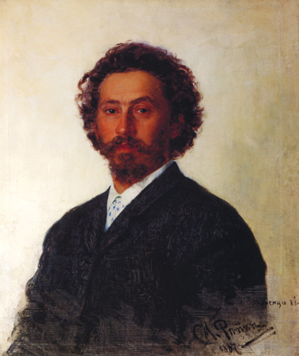Self-portrait [Ilya Repin, 1887, from Ilya Repin: Master Works from The State Tretyakov Gallery]