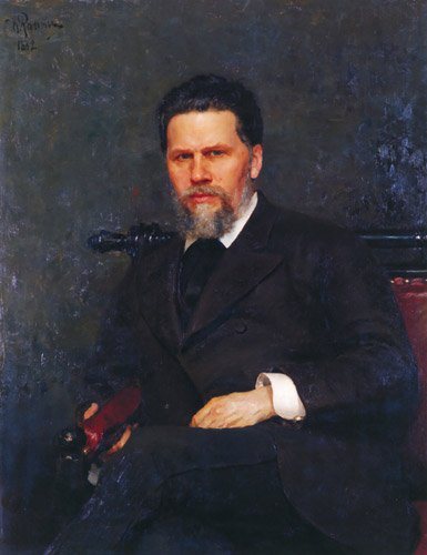 Portrait of the Painter Ivan N. Kramskoi [Ilya Repin, 1882, from Ilya Repin: Master Works from The State Tretyakov Gallery]
