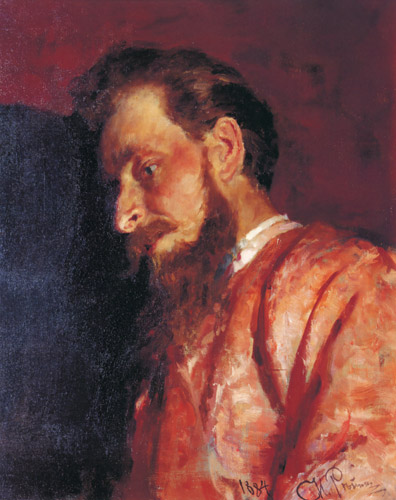 Portrait of the Painter Vladimir K. Menk [Ilya Repin, 1884, from Ilya Repin: Master Works from The State Tretyakov Gallery]