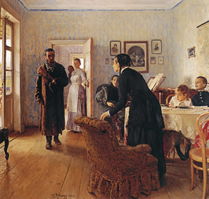 They Did Not Expect Him [Ilya Repin, 1884-1888, from Ilya Repin: Master Works from The State Tretyakov Gallery] Thumbnail Images