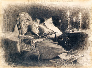 フョードル・チジョーフの死 [イリヤ・レーピン, 1877年, 国立トレチャコフ美術館所蔵 レーピン展より]のサムネイル画像