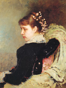 タチヤーナ･マーモントワの肖像 [イリヤ・レーピン, 1882年, 国立トレチャコフ美術館所蔵 レーピン展より]のサムネイル画像