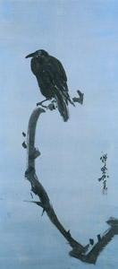 枯木に夜鴉 [河鍋暁斎, 1871-1889年, これぞ暁斎！ ゴールドマンコレクションより]のサムネイル画像