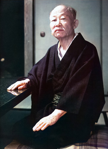 幸田露伴 [土門拳, 1940年, 風貌より] パブリックドメイン画像 