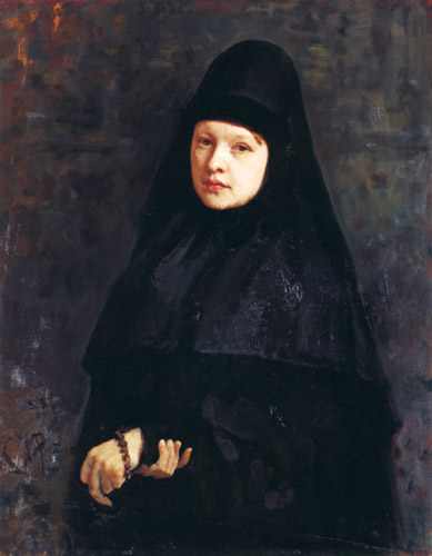 A Nun [Ilya Repin, 1878, from Ilya Repin: Master Works from The State Tretyakov Gallery]