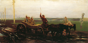 Under Guard: Along the Muddy Road [Ilya Repin, 1876, from Ilya Repin: Master Works from The State Tretyakov Gallery] Thumbnail Images