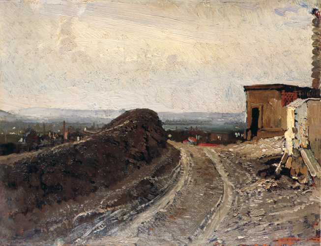 Road to Montmartre in Paris [Ilya Repin, 1875-1876, from Ilya Repin: Master Works from The State Tretyakov Gallery]