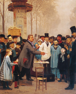 A Newspaper Seller in Paris [Ilya Repin, 1873, from Ilya Repin: Master Works from The State Tretyakov Gallery] Thumbnail Images