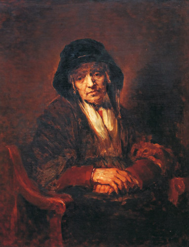 老女の肖像 [イリヤ・レーピン, 1871-1873年, 国立トレチャコフ美術館所蔵 レーピン展より] パブリックドメイン画像 