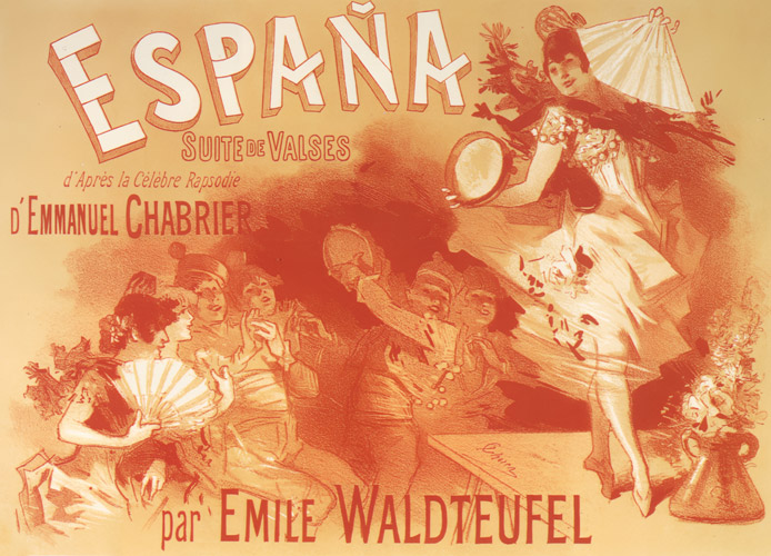 España [Jules Chéret,  from Jules Chéret Exhibition Catalogue]