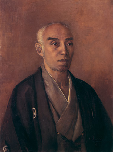 Portrait of Tomiyasu Isaburo I [Shigeru Aoki, 1908, from AOKI Shigeru: Myth, Sea and Love]