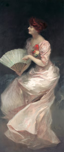 ヴィッタ男爵夫人の肖像 [ジュール・シェレ, 1910年, ジュール・シェレ展より]のサムネイル画像