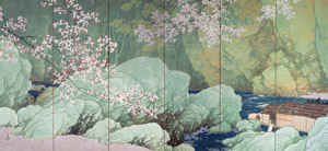 The Fading of Spring (Left) [Kawai Gyokudō, 1916, from Kawai Gyokudo: in commemoration of the 50th anniversary of his passing] Thumbnail Images
