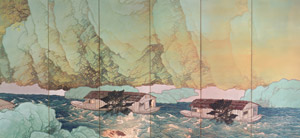 The Fading of Spring (Right) [Kawai Gyokudō, 1916, from Kawai Gyokudo: in commemoration of the 50th anniversary of his passing] Thumbnail Images