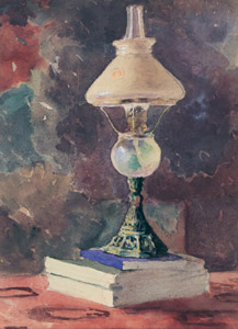 Lamp [Shigeru Aoki, c.1901, from AOKI Shigeru: Myth, Sea and Love] Thumbnail Images
