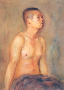 男半裸体 [青木繁, 1901年, 没後100年 青木繁展 よみがえる神話と芸術より]のサムネイル画像