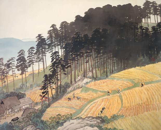 The Time of the Barley Harvest [Kawai Gyokudō, 1953, from Kawai Gyokudo: in commemoration of the 50th anniversary of his passing]
