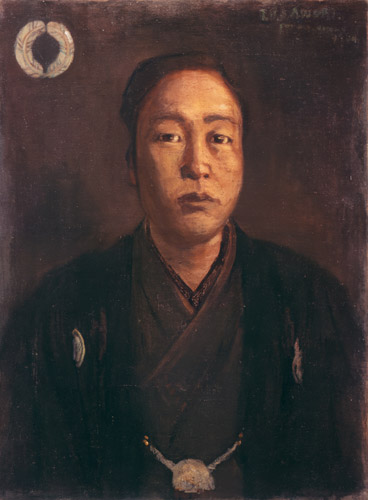 Portrait of Umeno Hajime [Shigeru Aoki, 1904, from AOKI Shigeru: Myth, Sea and Love]