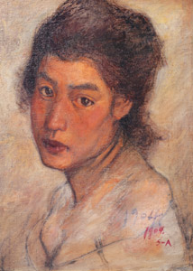 Head of a Woman [Shigeru Aoki, 1904, from AOKI Shigeru: Myth, Sea and Love] Thumbnail Images