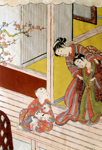 A Cat and a Mouse [Suzuki Harunobu, 1765-1770, from Musees Royaux d’Art Et d’Histoire, Brussels] Thumbnail Images