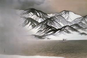 The Strait in Snowstorm [Kawai Gyokudō, 1936, from Kawai Gyokudo: in commemoration of the 50th anniversary of his passing] Thumbnail Images